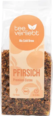 Produktbild von teeverliebt – Pfirsich Cold Brew | 100g | Premium Eistee