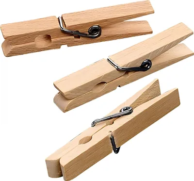 Produktbild von KNORR PRANDELL 218735578 Holzklammer 72 x 8 mm Buche natur