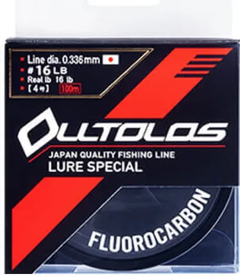 Produktbild von YGK X-Braid Olltolos Fluorocarbon 100m Angelschnur #0.8 0,15mm 1,4kg