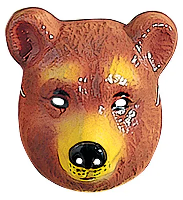 Image de Masque d'ours en plastique