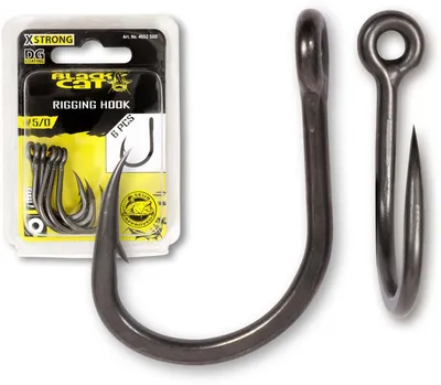 Produktbild von Black Cat Rigging Haken DG - 6 Wallerhaken, Größe:6/0