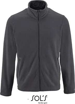 Immagine prodotto di SOLs 02093 | Uomo Giacca in pile Norman - Colore: Grigio antracite (tinta unita) - Taglia: M