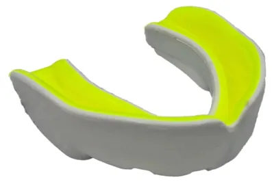 Immagine prodotto di Dragon 99123 Protezione per i denti in gel professionale, ideale per boxe e sport da combattimento. Include una confezione per l'igiene. Senza BPA. Protezione per i denti personalizzabile, adatta per Muay Thai, MMA, kickboxing, rugby e hockey. Adatta per adulti e adolescenti (bianco/neon)