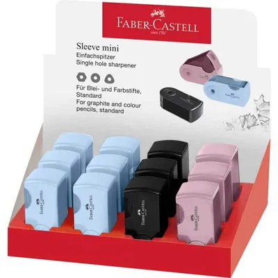 Image de FABER-CASTELL Spitzdose Sleeve Mini New Harmony Farben