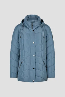 Produktbild von Barbara Lebek – Damen – Jacke Down Free mit Kapuze ice blue – Art. 10250062