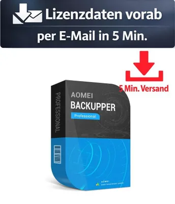 Produktbild von AOMEI Backupper Professional (2 PC - Lifetime) ESD Hilfsprogramme Tools Treiber 5 Min. Versand als Download per Mail