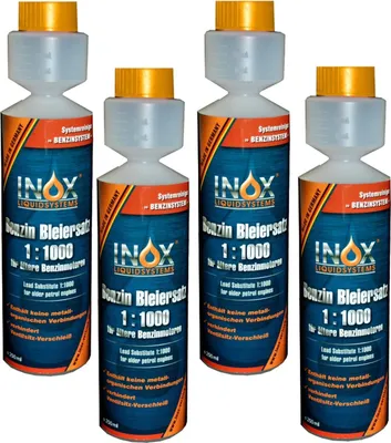 Produktbild von INOX Benzin Blei Ersatz 4x250ml Bleizusatz Additiv Ventilschutz Korrosionsschutz