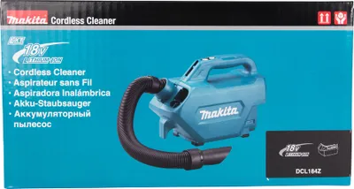 Immagine prodotto di Makita DCL184Z Aspiratore a batteria 54mbar 0,5l 18V - senza batteria, senza caricabatterie