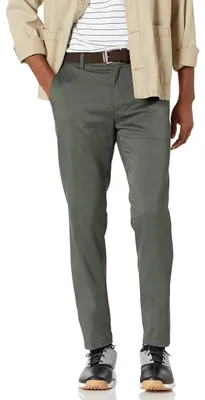 Produktbild von Amazon Essentials Herren Slim-Fit-Stretch-Ganztags-Golfhose, Olivgrün, 31W / 28L
