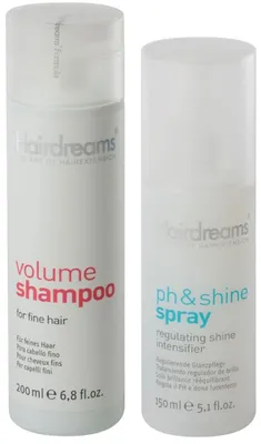 Produktbild von Hairdreams Volume Shampoo 200 ml + ph&shine Spray 150 ml