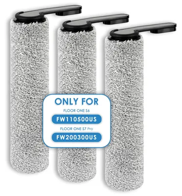 3 Ersatzbürstenwalzen für Tineco Floor ONE S7 PRO/S6