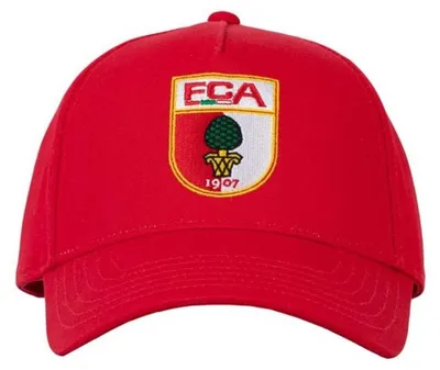 Produktbild von FC Augsburg Cap Wappen Kinder Rot