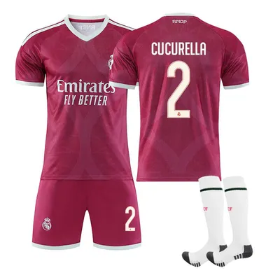 Produktbild von #2 CUCURELLA Real Madrid away game,26-27 football jersey for Kids and Adults SIZE:L