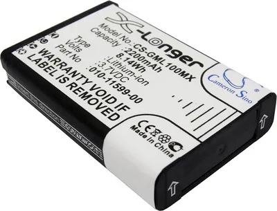 Obrázek produktu pro TECHTEK Baterie kompatibilní s [Garmin] E1GR, E1GRVIRBELITE, E2GR, E2GRVIRBELITE, VIRB, VIRB Elite, Virb Elite Action HD Camera 1.4 nahrazuje 010-11