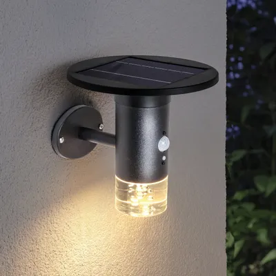Produktbild von esotec Solar PIR Wandleuchte BIELLA 36 LEDs 3000K IP44 outdoor 102749