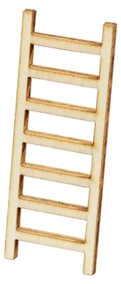Produktbild von Miniaturleiter "Borre", 6 x 2 x 0,2 cm, 2 Stück