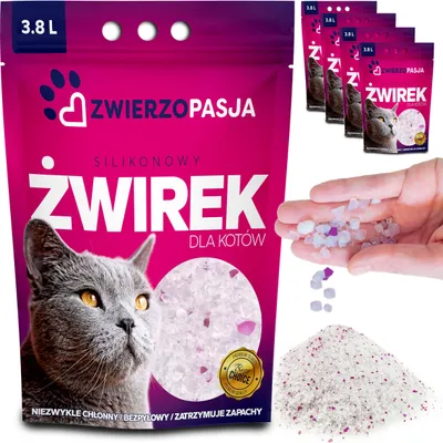 Obrázok produktu pre Silikónová podstielka pre mačky ANIMAL LITTER set 5 X 3,8 l