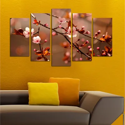 Produktbild von Wallity, 5PMDF- CHR1920, Bunt, Leinwandbilder, 110 x 60 cm, 100% MDF (Dicke: 3 mm)