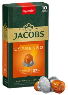 Obrázok produktu pre Jacobs Espresso Classico | 10 Nespresso® comp. Kapsúl