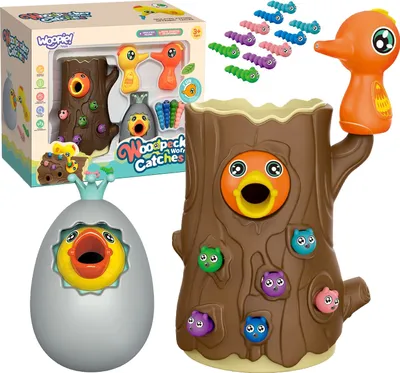 Obrázek produktu pro Arkádová hra Woopie Chyť brouka + prasátko Wanka Get Up Egg