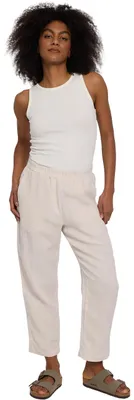 Produktbild von Mazine Straight Leg Linen Pants - Stoffhose, Größe:M, Farbe:moon
