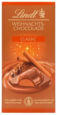 Produktbild von Lindt Kupferwelt, Milchschokolade, 100 g, 2418 kJ, 580 kcal, 38 g, 19 g