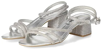 Produktbild von Buffalo Riemchensandaletten LILLY SPARK Damen Synthetik Silber Größe: 38
