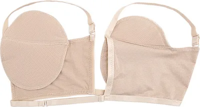 Produktbild von INF 1 Paar waschbare, unsichtbare Achselschweißpads Creme farben