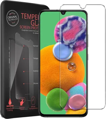 Produktbild von 2x Conie Glasfolie für Samsung Galaxy A90 5G Displayschutz Folie Panzer Glas Premium Schutzfolie Set Blasenfrei