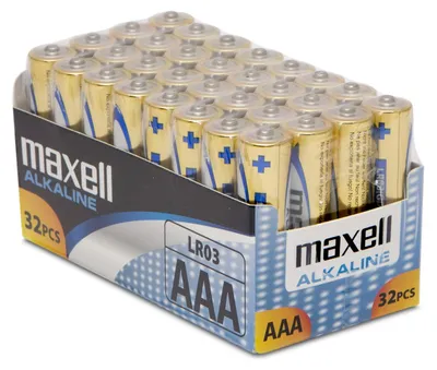 Produktbild von AAA-Batterien Alkaline 1.5V - LR03 Micro-Batterien - 32 Stück - Langlebige Energie für Fernbedienungen & Elektronik [18721S]
