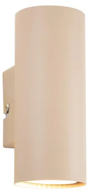 Produktbild von Olucia – Moderne Wandleuchte, dimmbar, Beige, Modell Elena, KI-generiertes Bild