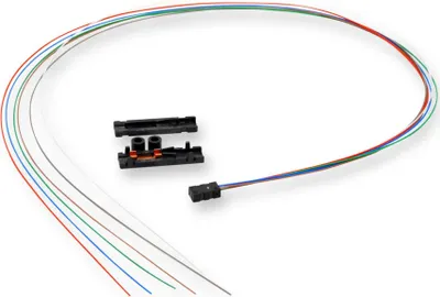Produktbild von Corning Aufteiladapter innen 0,6m, 2 - 6 Fasern FAN-BT25-06