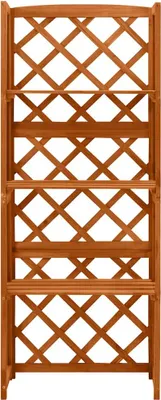 Obrázek produktu pro vidaXL Mříž s policemi 55x30x140 cm masivní jedlové dřevo