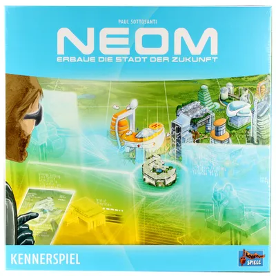 Imagen del producto de Neom (Edición alemana) – Juego de mesa – Lookout Games – 1-5 jugadores – 10+