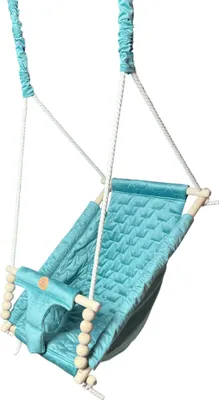 Produktbild von Schaukelliege Salbei Samt 45x75 cm mit einstellbarer Rückenlehne, 20 kg Tragkraft