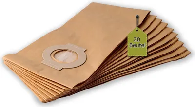 Produktbild von Staubsaugerbeutel ähnlich MENALUX 3086 P, 20 Staubbeutel