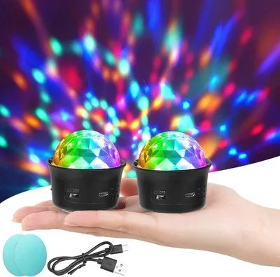 Image de Boule disco puissante avec télécommande, pour les fêtes et les soirées disco à la maison