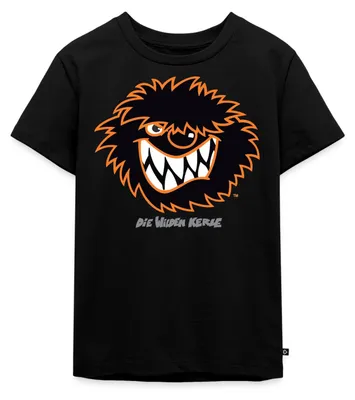 Produktbild von Spreadshirt Die Wilden Kerle Kerl Porträt Kinder Premium T-Shirt, 134/140 (8 Jahre), Schwarz