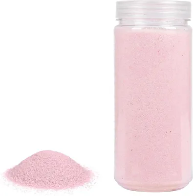 Productafbeelding van Decoratie Zand - Knutselzand Fijne Korrel - Ambachtelijke Decoratie - Fijne Korrel 0.1-0.5mm - 750g - Roze