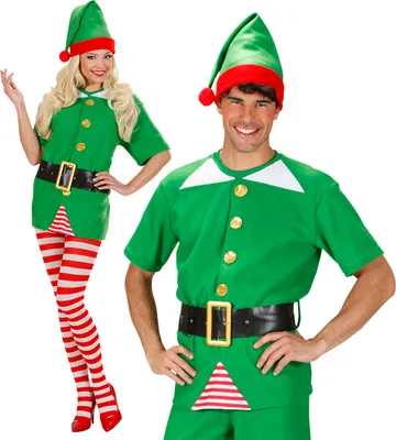 Produktbild von Elf Weihnachtsmann Helfer Kostüm uni