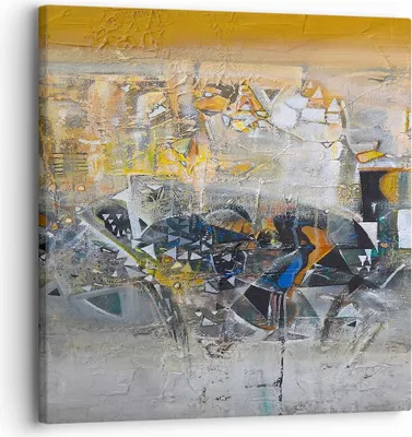 Produktbild von Bild auf Leinwand - Leinwandbild - Abstraktion modern - 30x30cm - Wand Bild - Wanddeko - Wandbilder - Leinwanddruck - Bilder - Kunstdruck - Wanddekoration - Leinwand bilder - Wandkunst - AC30x30-4001
