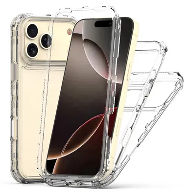 Immagine prodotto di Per Apple iPhone 17 Pro Max TPU / Custodia ibrida acrilica del telefono cellulare trasparente