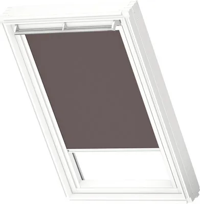 Produktbild von VELUX Verdunkelungsrollo uni taupe manuell Rahmen aluminium DKL F04 4577S