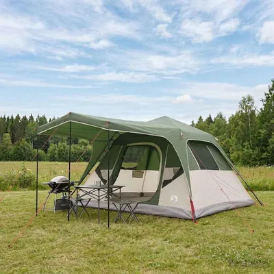 Produktbild von Familienzelt Grün 305 x 275 x 190 cm Polyester und Stahl - Campingzelte c2614