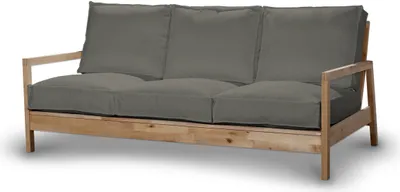 Produktbild von Dekoria Bezug für Lillberg 3-Sitzer Sofa, grau, Sofahusse, Lillberg 3-Sitzer