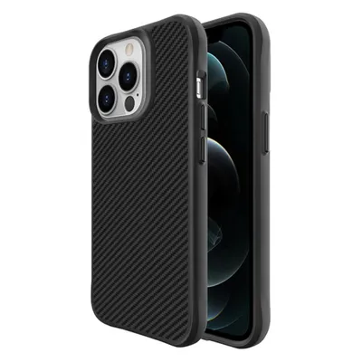 Immagine prodotto di Smartphonica Custodia in fibra di carbonio per iPhone 13 Pro - Nero