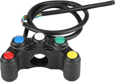 Immagine prodotto di interruttore moto on/off da 22 mm, clacson per interruttore manubrio 5 in 1 per e-bike