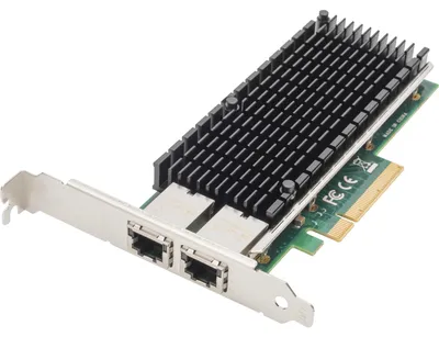 Produktbild von DIGITUS PCIe Card 2x RJ45 Gigabit Intel X540 Chip inkl LP