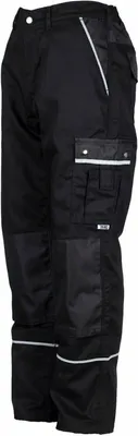 Immagine prodotto di Pantaloni da lavoro, pantaloni con cintura, abbigliamento da lavoro da uomo, qualità professionale, nero, taglia 52