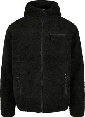 Produktbild von Brandit Teddyfleece Outdoorjacke mit Kapuze Größe XL Farbe Schwarz